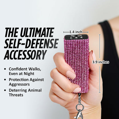 GD  Bling It On Stun Gun with Flashlight