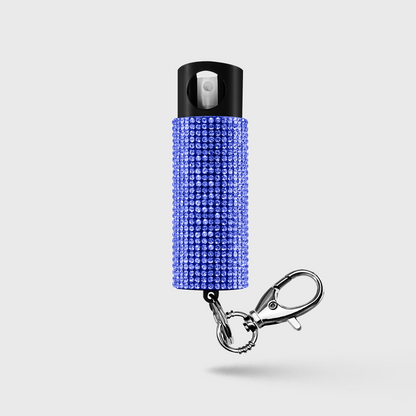 Pepper Spray With Stylish Rhinestone Design & Keychain | Bling It On