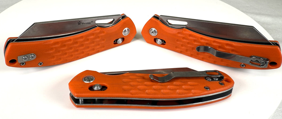 Maratac - Orange G10 Handle - Pocket Knife