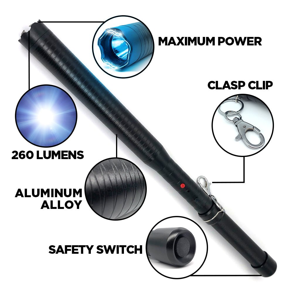 GD Titan Baton Tactical Flashlight/Stun Gun