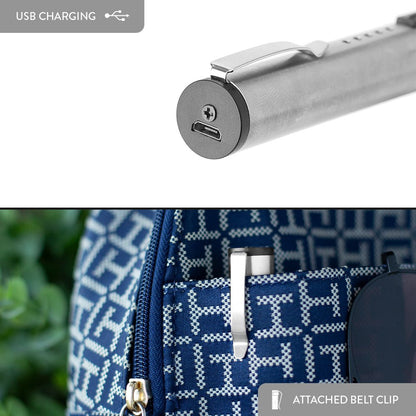Stun Gun Pen With Flashlight – 110 Lumen w/ Charging Indicator | Enlight